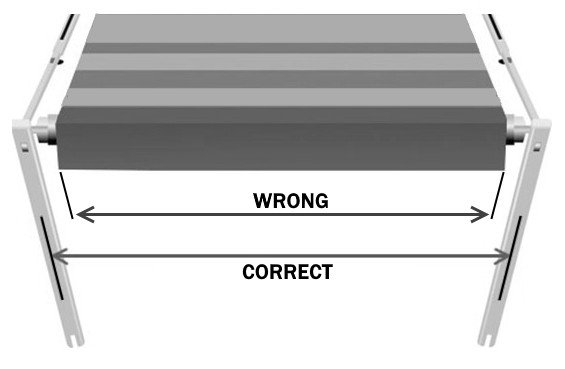 RV Awning Replacement Fabric Measuring Diagram