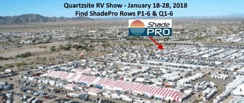 Quartzsite, AZ RV Show – January 18-28, 2018