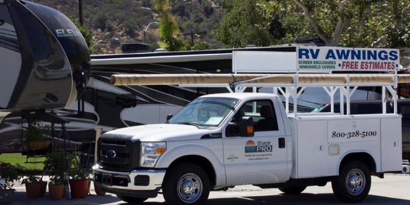Shadepro installation truck