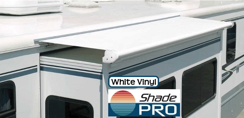 Slideout Replacement Vinyl Fabric White