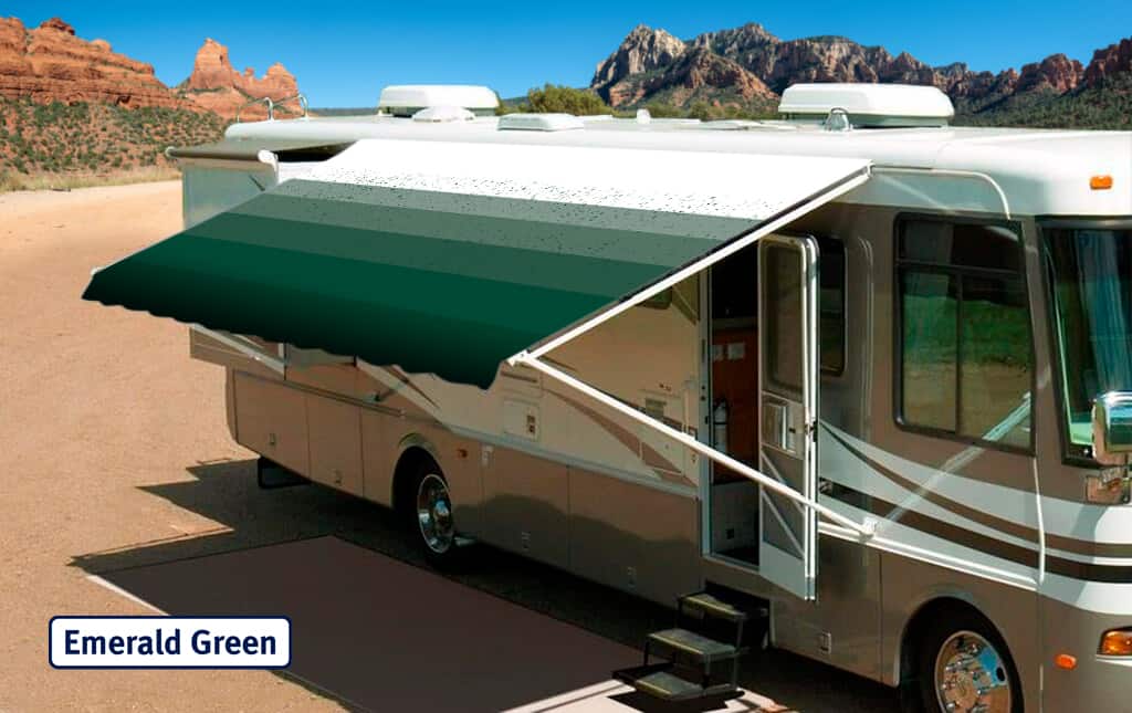 RV for Vinyl-Main-Stripes-Emerald Green