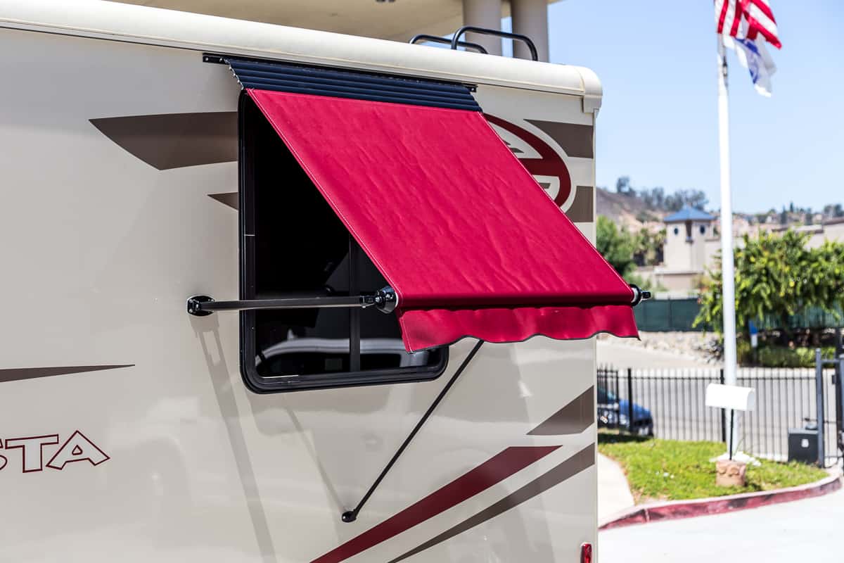 RV Awning Fabric Replacement Heavy Duty Vinyl for Awnings With Existing Metal Cover
