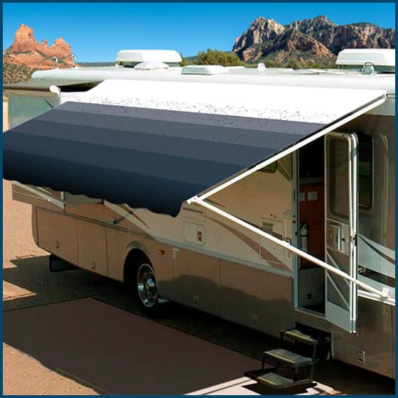 manual awning