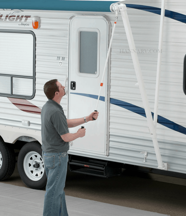 manual RV awning